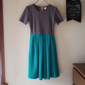 LuLaRoe Colorblock Amelia Dress